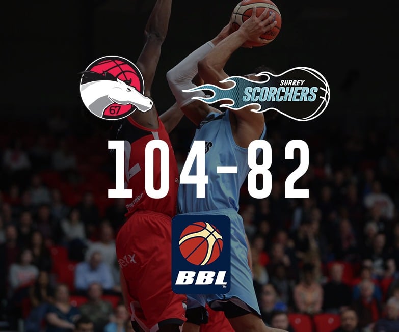 LEICESTER RIDERS 104-82 SURREY SCORCHERS